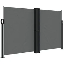 vidaXL Seitenmarkise Ausziehbar Anthrazit 140 x 600 cm