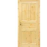 Kilsgaard Zimmertür mit Zarge Set Typ 02/05 Holz Kiefer unbehandelt, DIN Rechts, 270-289 mm,610x1985 mm