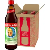 ROTBÄCKCHEN Lernstark 6er Pack (6 x 700 ml) - Mehrfruchtsaft mit Eisen und B-Vitaminen