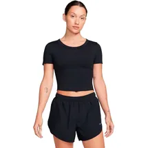 Nike One Fitted Dri-FIT Crop Top Damen Black/Black L