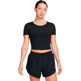 Nike One Fitted Dri-FIT Crop Top Damen Black/Black L