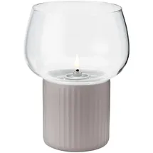 RIG-TIG Windlicht Hygge Glas Grau