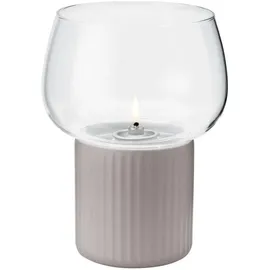RIG-TIG Windlicht Hygge Glas Grau