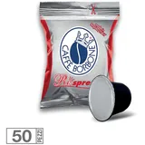 50 Kapseln Pads Caffe' Borbone miscela rossa Respresso Kompatibel Nespresso