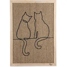 Designed by Lotte Kratzbrett 70 cm braun