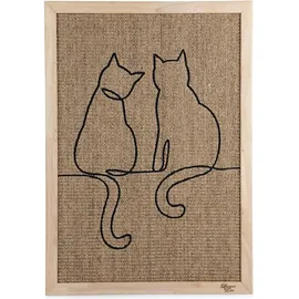 Designed by Lotte Kratzbrett 70 cm braun