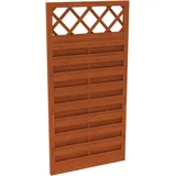 Andrewex Sichtschutzzaun Element Country 180 x 90 cm teak