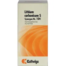 Kattwiga Arzneimittel GmbH Synergon 104 Lithium carbonicum S Tabletten