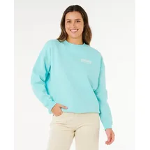 Rip Curl Surf Puff Inspired Crew Pullover Blau XS