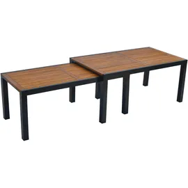 Merxx Flex Ausziehtisch 180 x 100 x 80 cm Grau