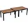 Merxx Flex Ausziehtisch 180 x 100 x 80 cm Grau