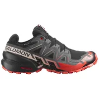 Salomon Speedcross 6 Gore-Tex Herren Black/Fiery Red/Almond Milk 42