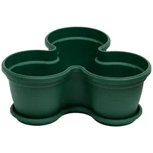 ENGELLAND Pflanzturm 11 x 11 x 30 cm Moos-Grün