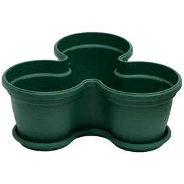 ENGELLAND Pflanzturm 11 x 11 x 30 cm Moos-Grün