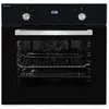 EXQUISIT Einbaubackofen EBE 657-2H sw, A (A+++-D), schwarz, B:59,5cm H:59,5cm T:53,1cm, Backöfen