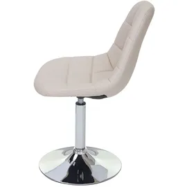 Mendler Drehstuhl HWC-A60 Kunstleder creme