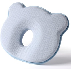 HYTIREBY Babykissen Babykissen, Kopfkissen Baby für 0-12 Monate Neugeborene Blau, Wiege Neugeborenes Kissen blau