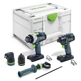 Festool TID 18 Basic-Set inkl. 2 x 4,0 Ah + Koffer