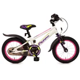 Bachtenkirch Kinderfahrrad Pepp 14 Zoll weiß violett mit Rücktritt