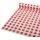 Papstar Tischdecke Folie Karo 80 x 5000 cm Rot-weiß