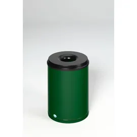 Proregal Selbstlöschender Papierkorb 50 l Grün