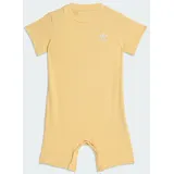 adidas KURZÄRMLIGER GERIPPTER ONESIE, REGULAR - Orange Tint - 104