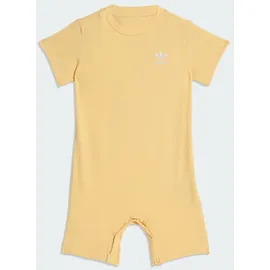 adidas KURZÄRMLIGER GERIPPTER ONESIE, REGULAR - Orange Tint - 104