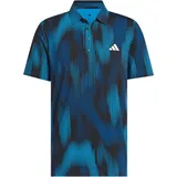 adidas Ultimate365 Tour Cool Feel Print Herrenpoloshirt blue - S