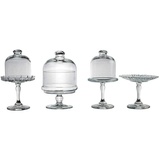 CreaTable Mini Patisserie, Tortenplatten Set, 4-tlg.