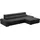 sit&more Ecksofa Broadway, mit verstellbaren Kopfteilen, wahlweise mit Bettfunktion schwarz
