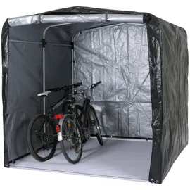 Proregal Fahrradgarage Foliengarage Aufbewahrungsgarage Garagenzelt Anthrazit HxBxT 201x201x201cm