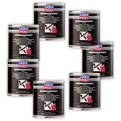 7x 2KG LIQUI MOLY 6119 Unterbodenschutz Steinschlagschutz streichbar schwarz