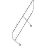 Günzburger MUNK zweiter Handlauf Aluminium-Treppe 45° 5 Stufen