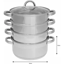 Klausberg Dampfgarer 5-teilig 24 cm