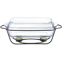 Dajar Speisewärmer mit Glaseinsatz Saule 3,9 L AMBITION - Schwarz/Transparent