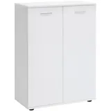 Wohnling Kommode 71 x 104 x 35 cm Weiß