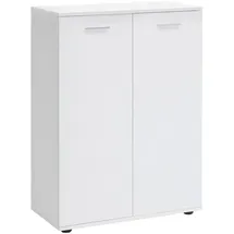 Wohnling Kommode 71 x 104 x 35 cm Weiß