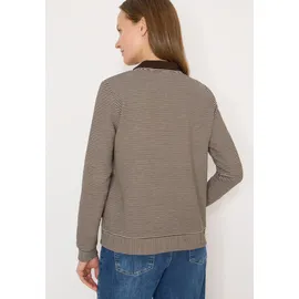 Cecil CECIL, Gestreifte Jacke - beige
