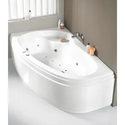 Frontschürze OTTOFOND "Loredana", weiß, B:240cm H:56cm, Sanitäracryl, Wannenschürzen, passend für Badewanne »Loredana«