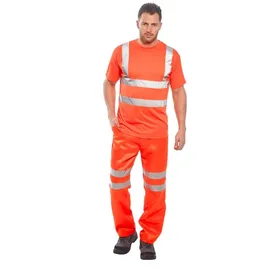 PORTWEST RT23 Hochsichtbares Bahn-T-Shirt orange XL