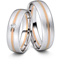 Trauringe Bielefeld 333er Weifl-/Rotgold - 4432