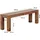 Wohnling Sitzbank Mumbai Braun 160 x 45 x 35 cm