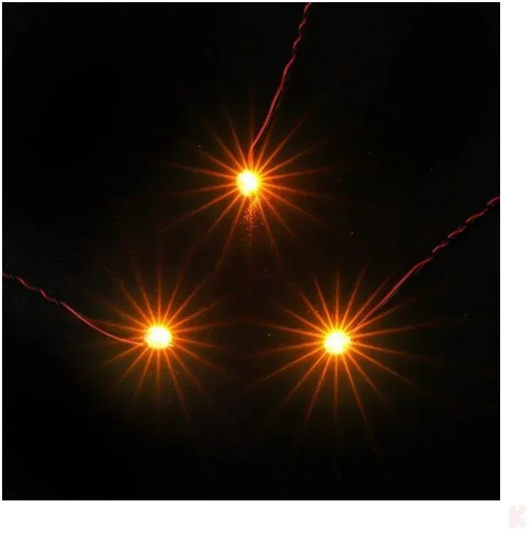 Briksmax BXA12_3 15cm Einzel LED Gelb (3 Stück)