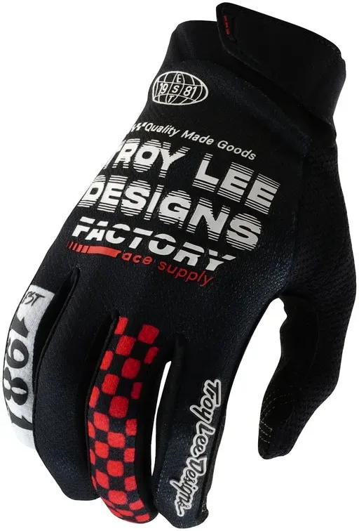 Troy Lee Designs Gp Pro Factory Handschuhe Schwarz - M