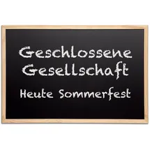 Maul Kreidetafel 90 x 60 cm Schwarz