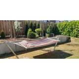 Gestell für Hängematte aus Edelstahl für Garten Und Spielplatz inkl. Hängematte