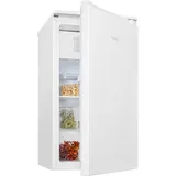 Bomann Bomann® Kühlschrank mit Gefrierfach | 91L | Kühlschrank klein | 2 Ablagen | Gemüsefach | Mini Kühlschrank | Kühlschrank schwarz | KS 7254 weiß