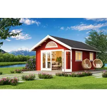 Lasita Maja Caroline 5,75 x 4,10 m Rot