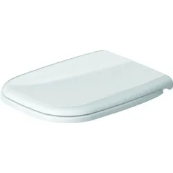 WC-Sitz D-Code ohne SoftClose Scharniere edelstahl, weiß