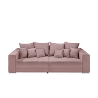 uno Bigsofa aus Cordstoff Ricardo , rosa/pink , Maße (cm): B: 262 H: 85 T: 111.0